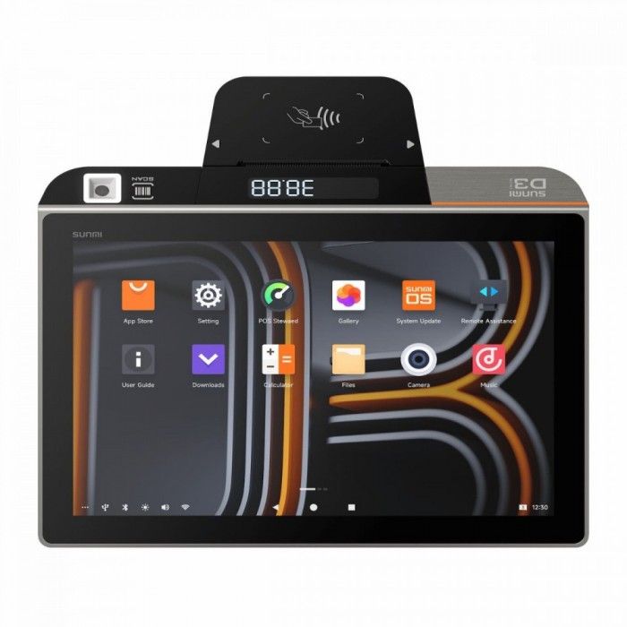 POS SUNMI D3 MINI 3GB 32GB 4G BATTERY CAM SCANNER 58MM