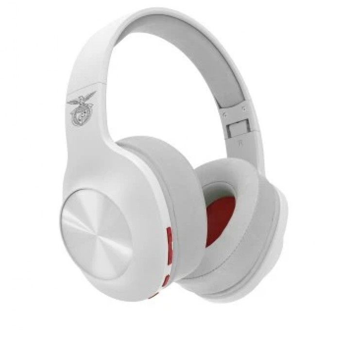 Auscultadores Benfica Bluetooth Over ear Branco