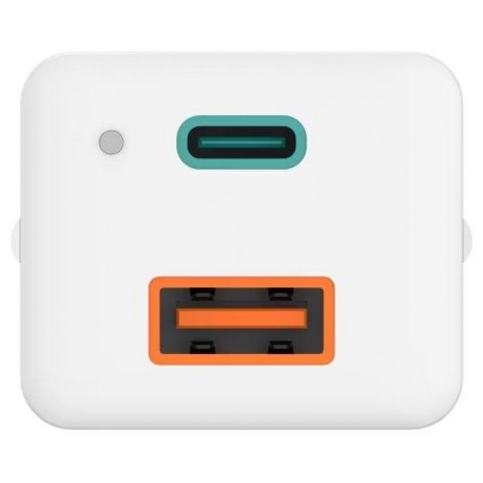 Mini Carregador Gan USB-C+A QC3.0 65W