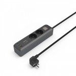 Extenso Elctrica PWR-St 2W 1.4M/USB-C+A/65W PD/Sw/Sh