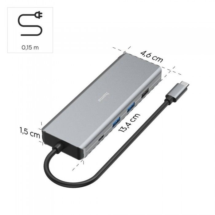 Hub USB-C Multiport 9 Portas