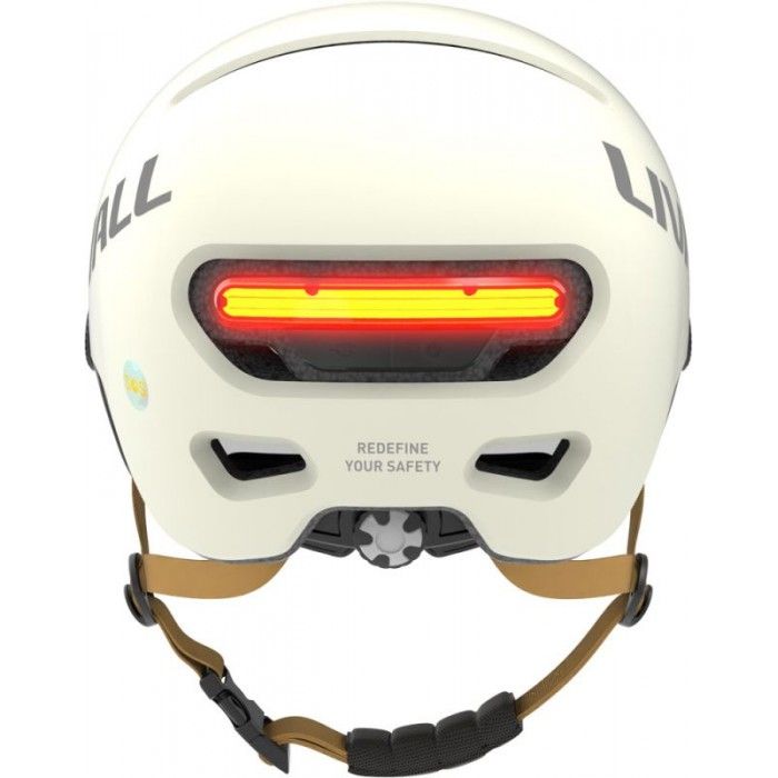 Capacete Livall SMART Helmet L23 IVORY White TAM M