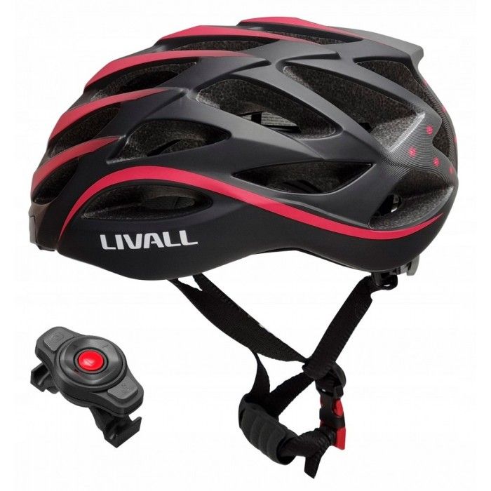 Capacete Livall Bh62Neo Bk&Red Tam L