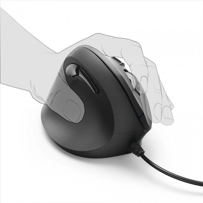 Rato EMC-500L - Ergonomico Esquerdino