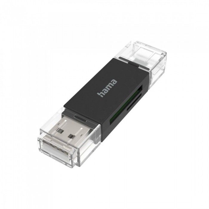 Leitor Cartes ''Basic'' USB-2.0-Otg-Cr Sd/Msd,Black