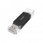 Leitor Cartes ''Basic'' USB-2.0-Otg-Cr Sd/Msd,Black