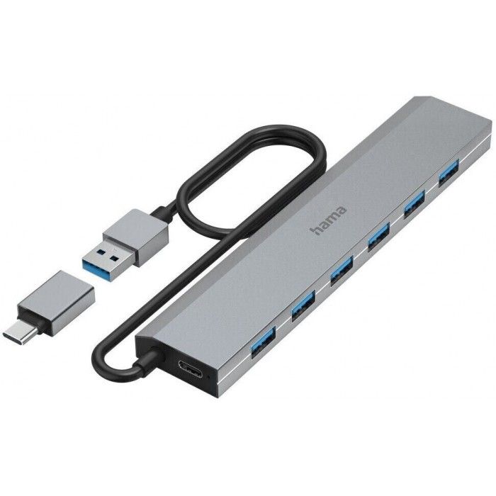 Hub USB 7 Ports 5 Gbps + Power