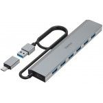 Hub USB 7 Ports 5 Gbps + Power