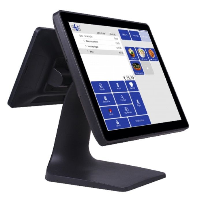 POS ZONERICH ZQ-T8350 15P Touch - Intel i5 10 / 8GB DDR4 256GB SSD / W10Pro