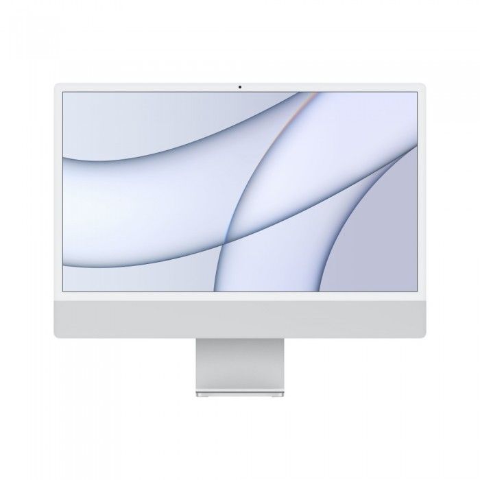 iMac 24P Retina 4.5K / Apple M1 c/ 8core CPU e 7core GPU / 256GB - Prateado
