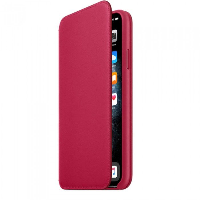 Capa Folio Para iPhone 11 Pro Max - Framboesa
