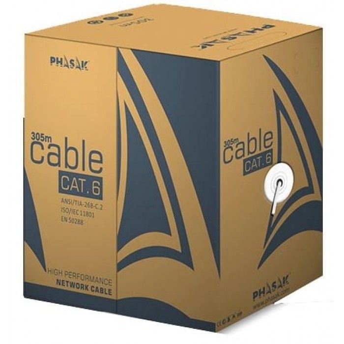 Bobine de Rede FTP CAT6 RJ45 305m Cinza