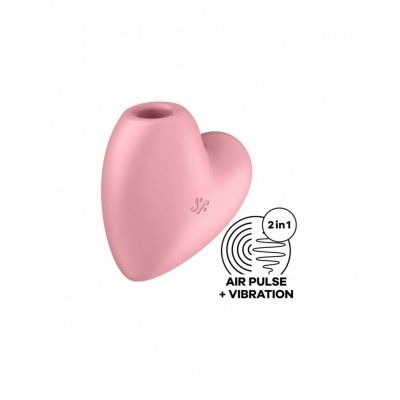 Clitoral Massager Satisfyer Cutie Heart Light Red Rosa