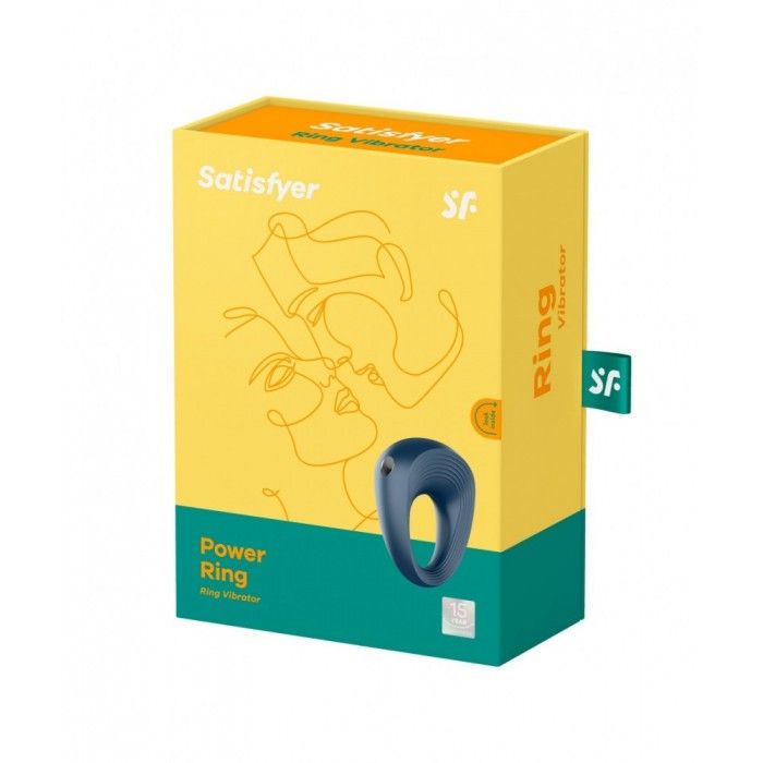 Anel Vibratrio Power Ring Satisfyer Azul