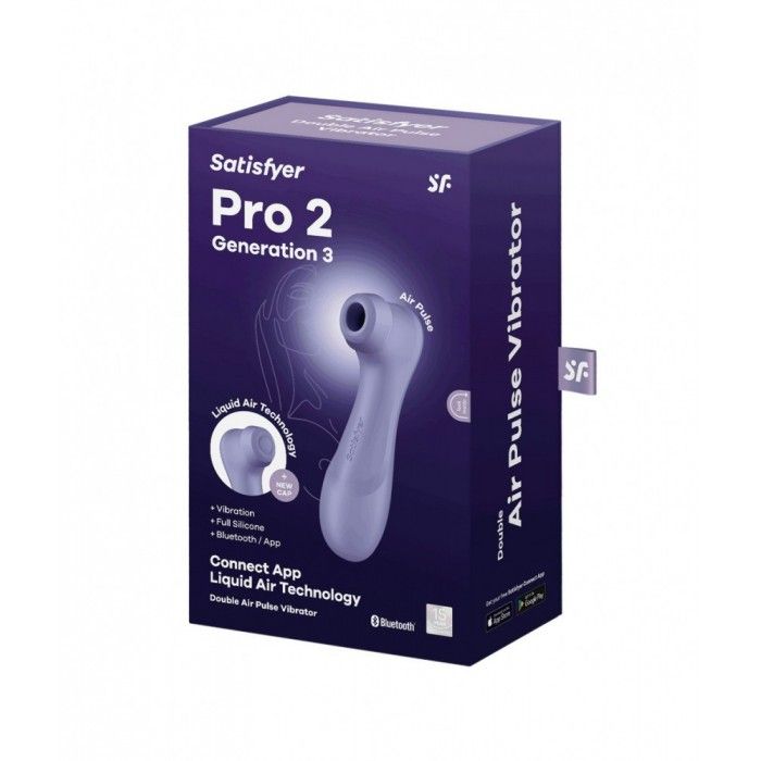 Clitoral Massager With App Satisfyer Pro 2 Generation 3 Roxo