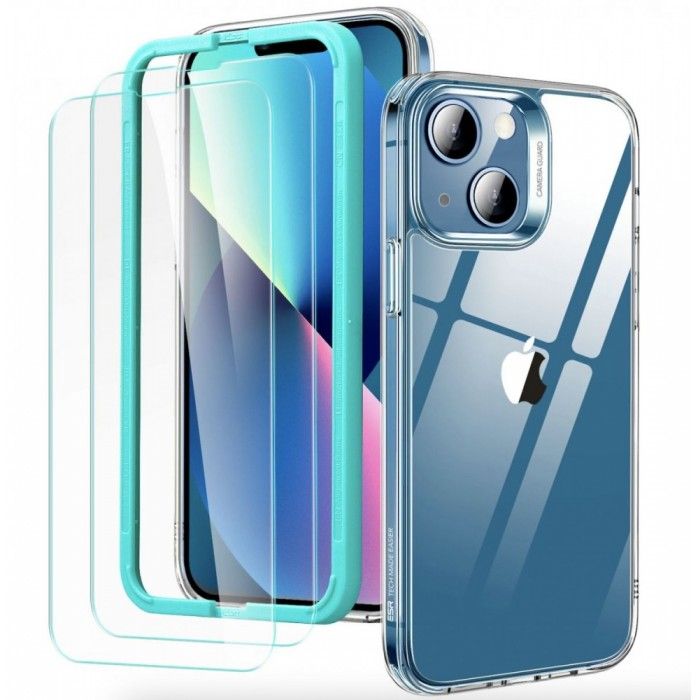 Classic Hybrid + Screen Shield iPhone 13 mini (Clear)