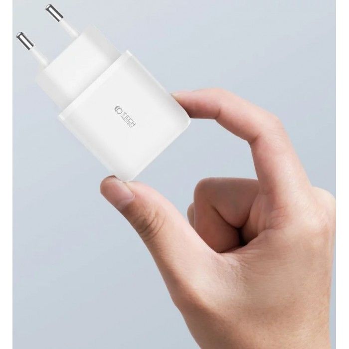 Carregador Tech-Protect 2xUSB 20W Branco