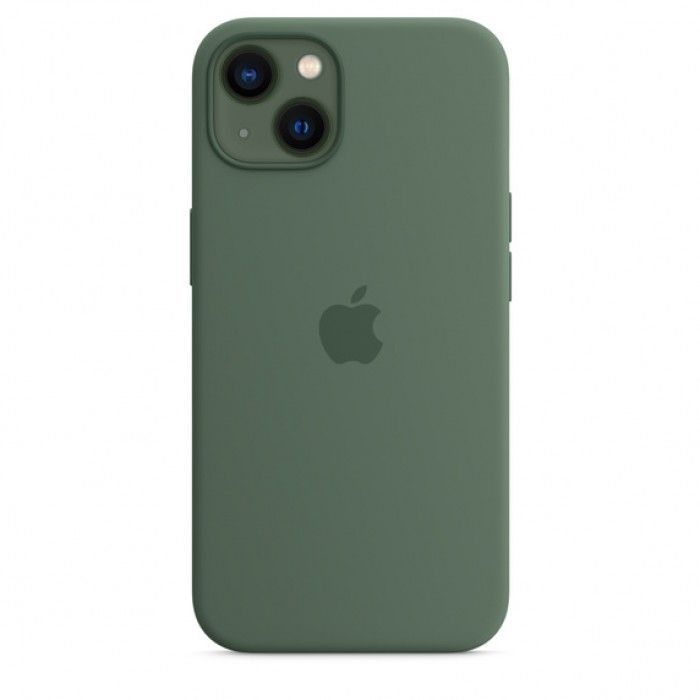 Capa Silicone iPhone 13 (Eucalipto)