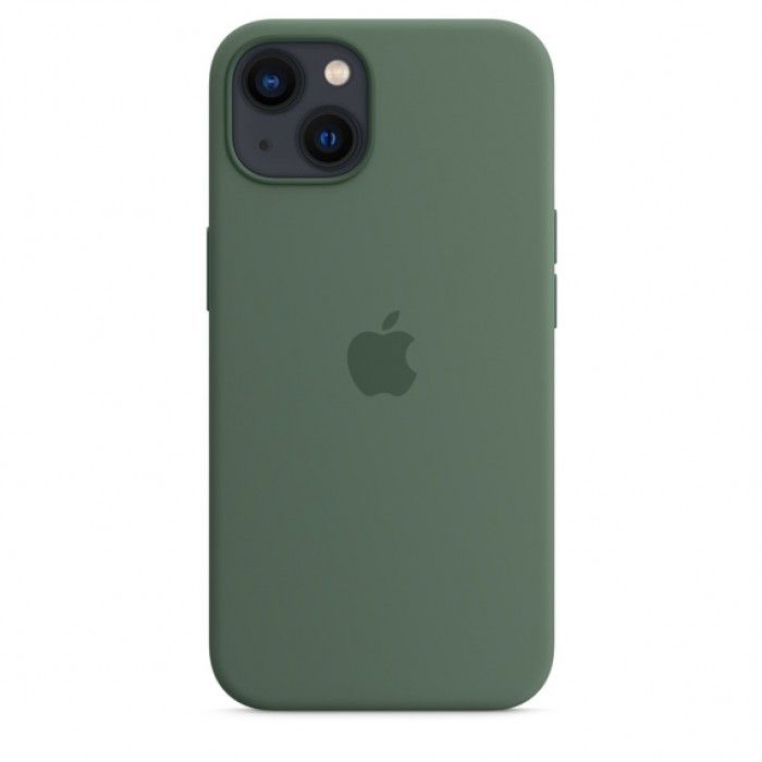 Capa Silicone iPhone 13 (Eucalipto)