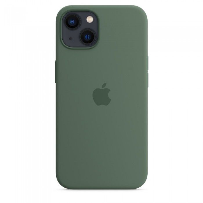Capa Silicone iPhone 13 (Eucalipto)