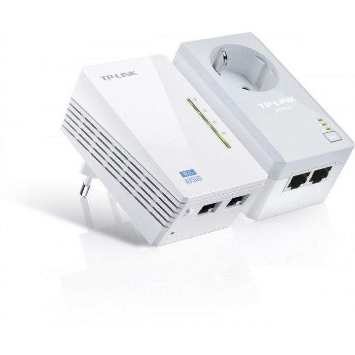 Kit 2 Adaptadores Powerline 500MBPS C / Wireless N 300MBPS