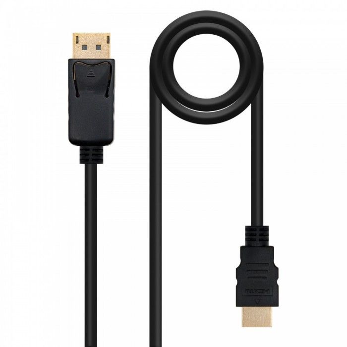 Cabo Conversor DisplayPort a HDMI DP/M - HDMI/M Preto 2.0 m