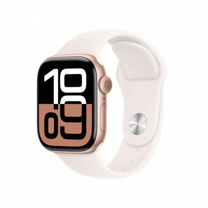 Watch Series 10 Cellular 42mm Dourado Rosa Sport S/M