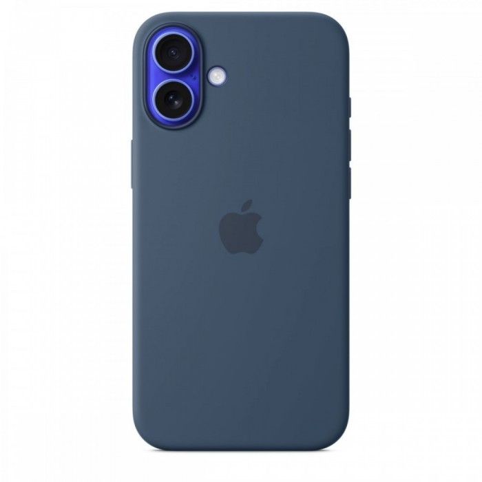 iPhone 16 Plus Silicone Azul denim