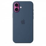 iPhone 16 Plus Silicone Azul denim