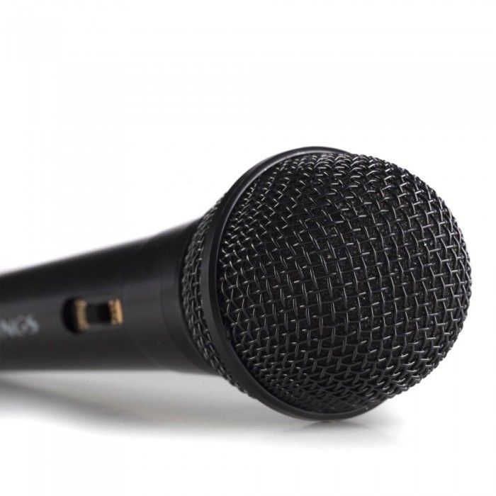 Vocal Microphone - 3 metros de comprimento. Jack 6.3 mm. boto on/off