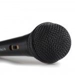 Vocal Microphone - 3 metros de comprimento. Jack 6.3 mm. boto on/off
