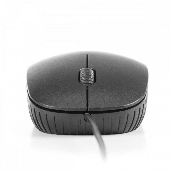 Ratotico c / fio 1000 DPI roda tamanho padro - Preto