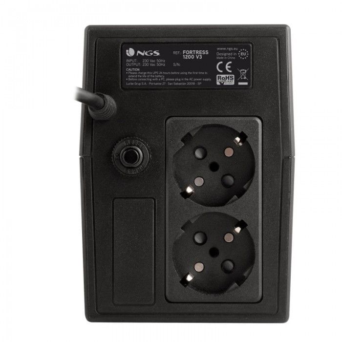 SAI FORTRESS 1200V3 AVR X 2 SHUCKO PLUGS