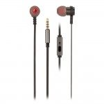 Auriculares metlicos cplano 1.2m Cinzento