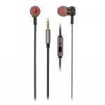 Auriculares metlicos cplano 1.2m Cinzento