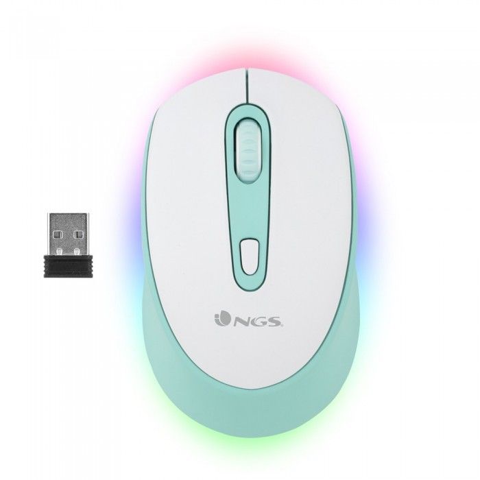 Rato S/ FIOS Recarregvel LED BRANCO