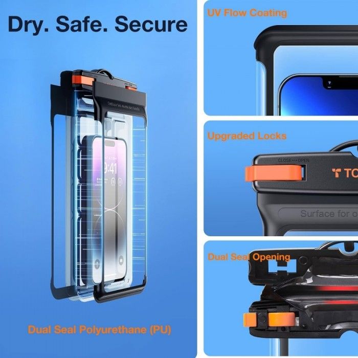 Bolsa Torras Waterproof Phone Pouch 8''