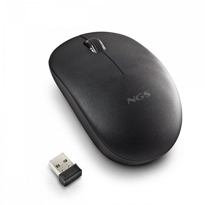 Rato s/ Fios Fog Pro Preto Usb 1000Dpi