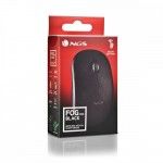 Rato s/ Fios Fog Pro Preto Usb 1000Dpi