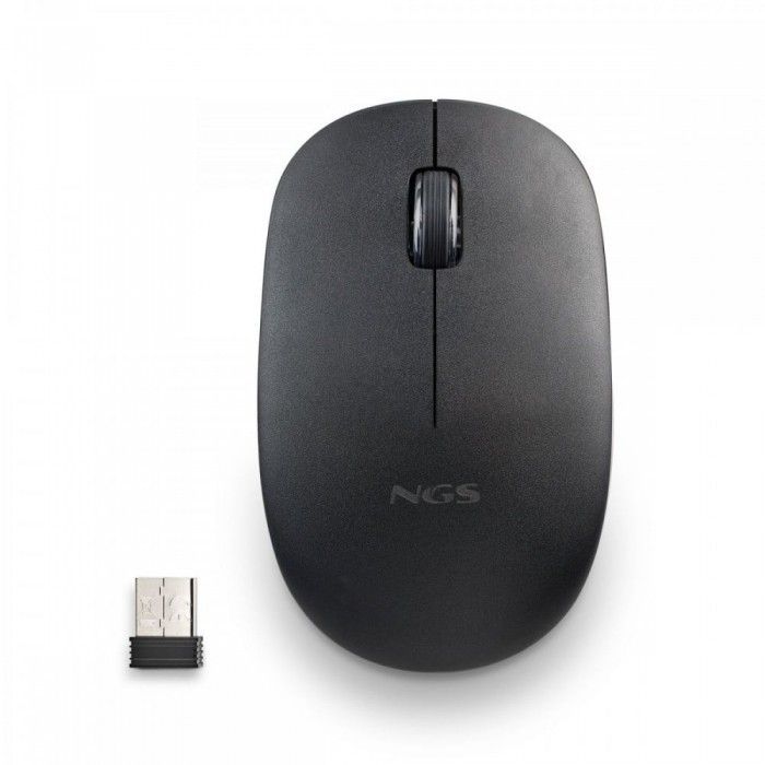 Rato s/ Fios Fog Pro Preto Usb 1000Dpi