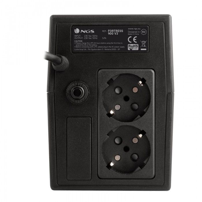 Ups SAI Fortress 900V3 AVR X 2 Shucko Plugs