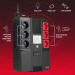UPS SAI Fortress Bunker 600VA AVR 6 Tomadas
