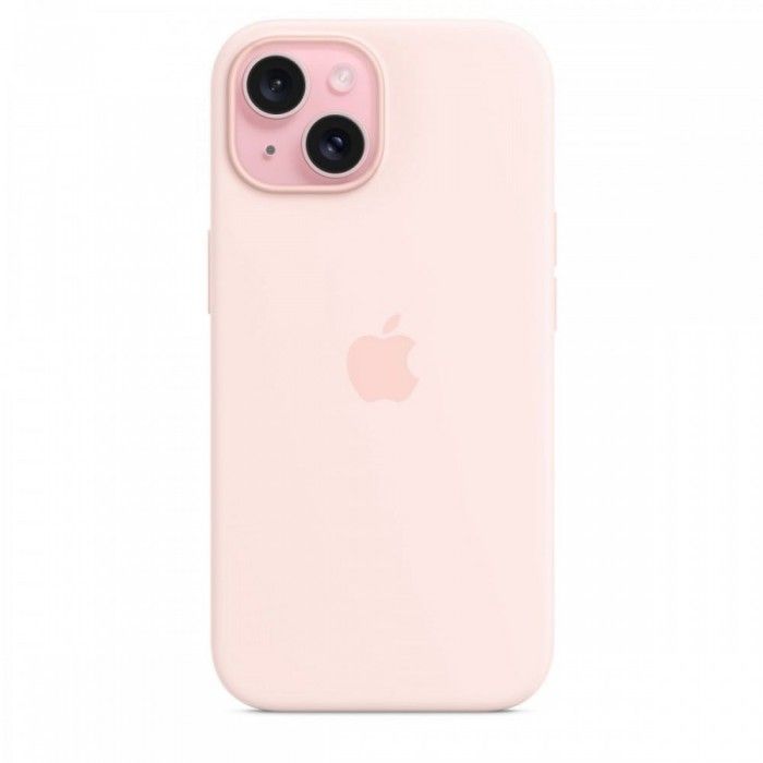 iPhone 15 Silicone Rosa-claro