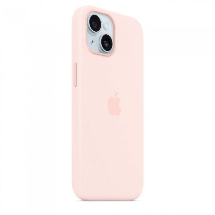 iPhone 15 Silicone Rosa-claro