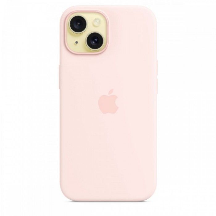 iPhone 15 Silicone Rosa-claro