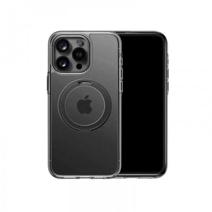 Capa Ostand Pro Series p/ iPhone 16 Pro Max - Clear-Grey
