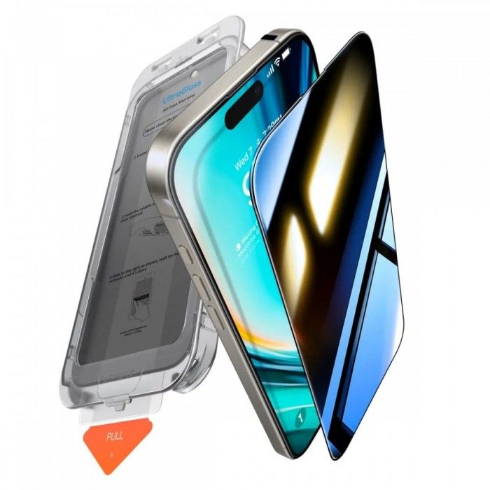 Protetor de Ecr Privacy Vidro Temperado GlassGo para iPhone 16
