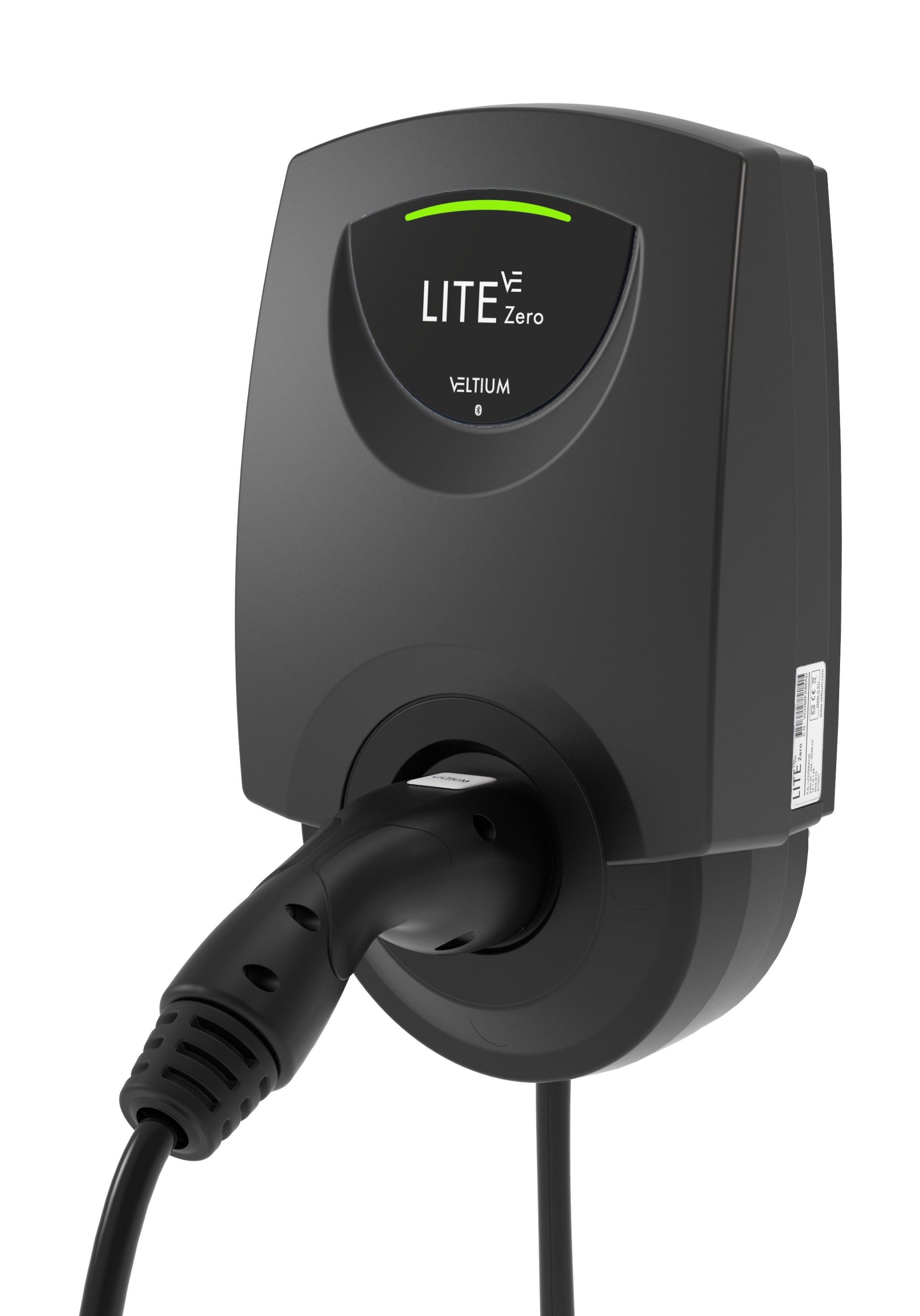 Carregador Veltium Lite Zero Monofásico (7.4kW) com cabo 5 metros