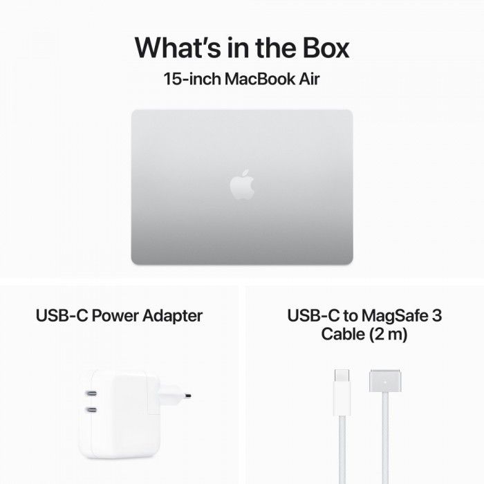 MacBook Air 15 M3 8c/10c 16GB 256GB Prateado