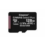 carto Memria Kingston Canvas Select Plus C10 A1 UHS-I microSDXC 128GB + Adaptador SD